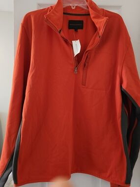 Banana Republic Orange Half-Zip Pullover -XL